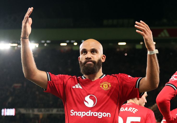 Bryan Mbeumo in Manchester United - Brighton 4-2 // photo: Guliver/gettyimages