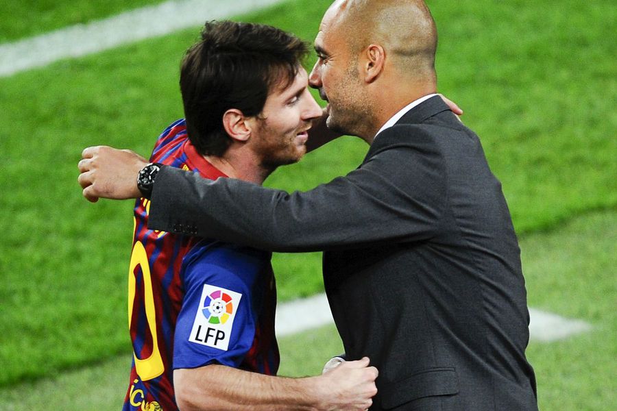 Pep Guardiola and Leo Messi during Barcelona / Photo Source: Guliver/Getty Images Hansi Flick, one step away from Pep Guardiola's record! » An engineer stands in for Barcelona coach in El Clasico