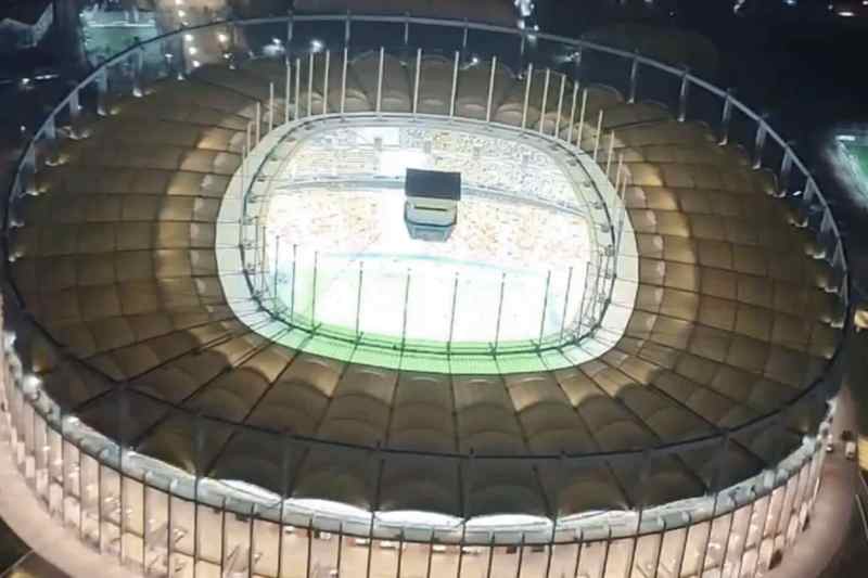 Drone image of the National Arena. Photo: GOLAZO.ro