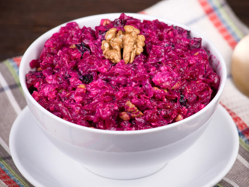 Salad, tastier and faster than vinaigrette and