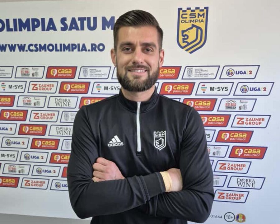 Dorian Railean / Photo: Facebook CSM Olimpia Satu Mare The former Dynamo player signed with the bottom ranked team in League 2!