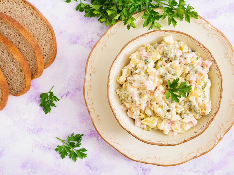 Perfect fish salad, tastier 
