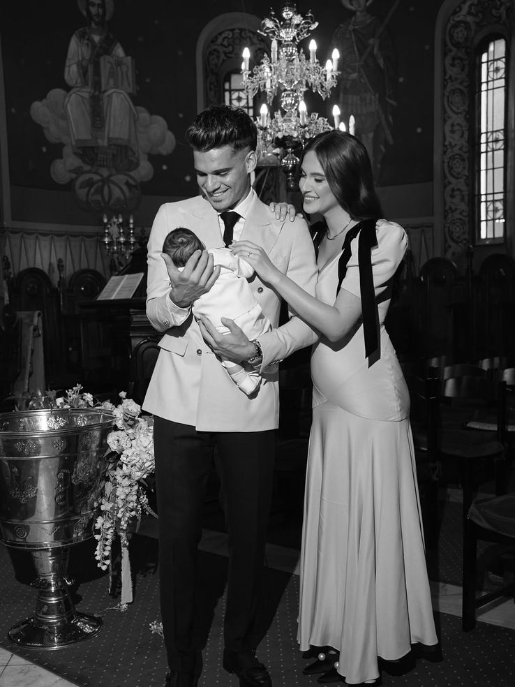 Baptism Child Ianis Hagi/ Photo: Instagram