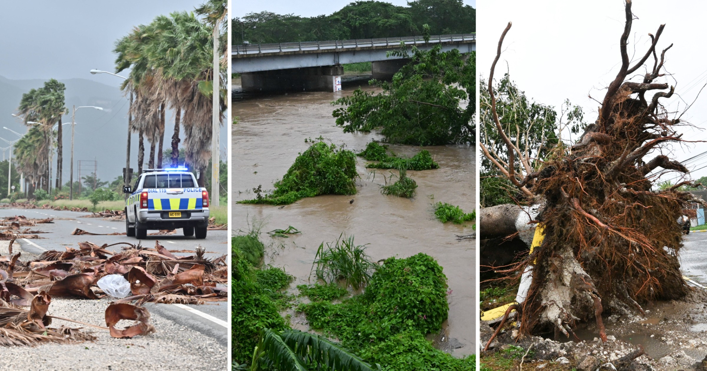 The effects of Hurricane Melissa, which hit Jamaica