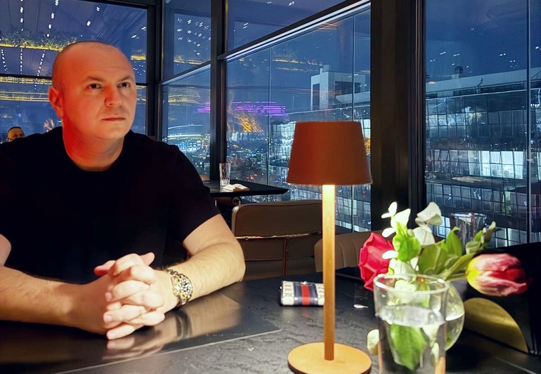 EXCLUSIVE PHOTO Story as ripped from the movie. Went to work in UK to pay off bankrupt debts, now back as investor with plans to expand locally