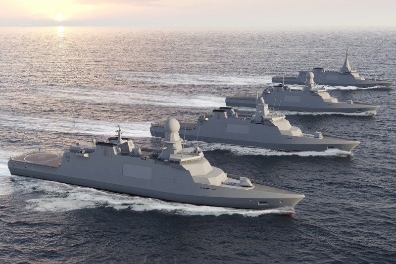 The army takes the first concrete step to buy war vessels through the European Corveta Multirol project