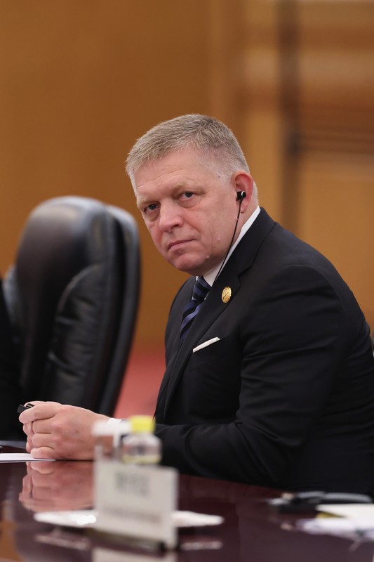Slovak Prime Minister Robert Fico (illustrative photos)