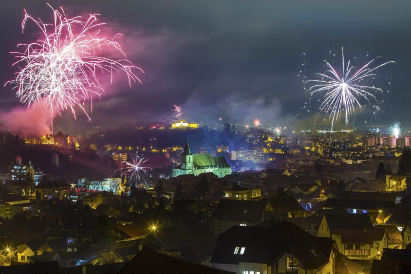 Brașov abandons New Year's Eve fireworks. 