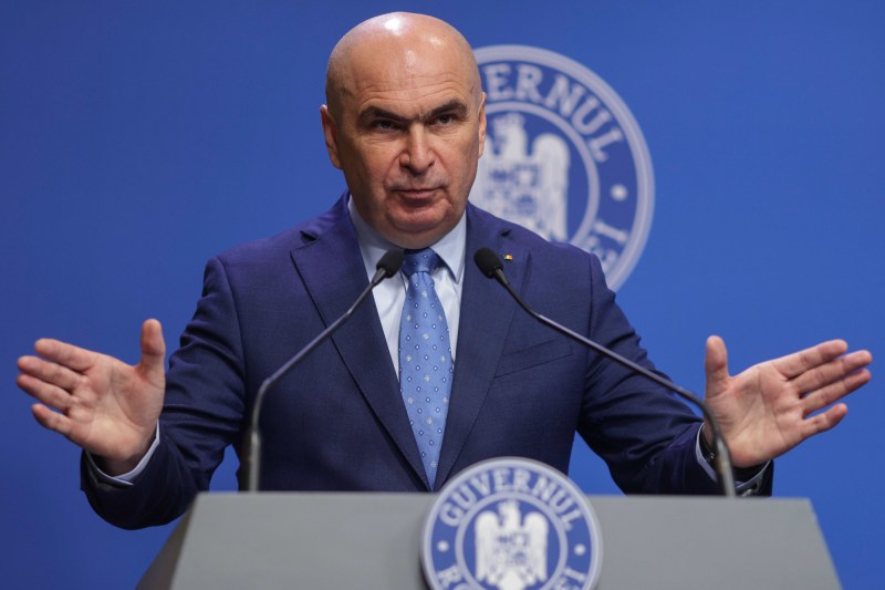 The press conference of the Prime Minister of Romania organized at the Victoria Palace, in Bucharest, September 2, 2025. Inquam Photos / Octav Ganea