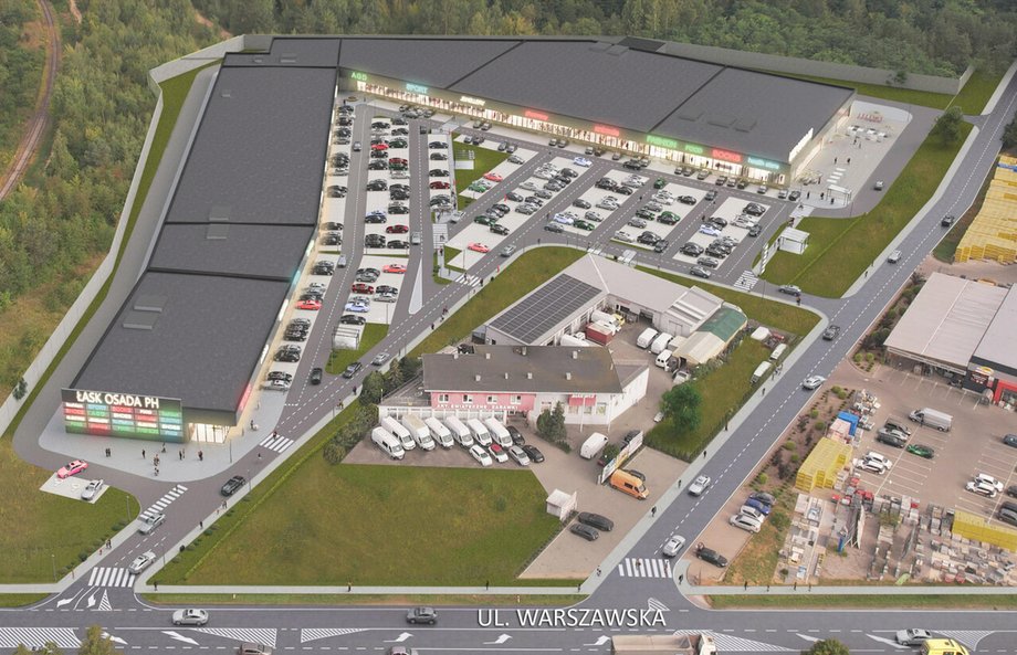 The retail park in Łask is to be ready in 2027