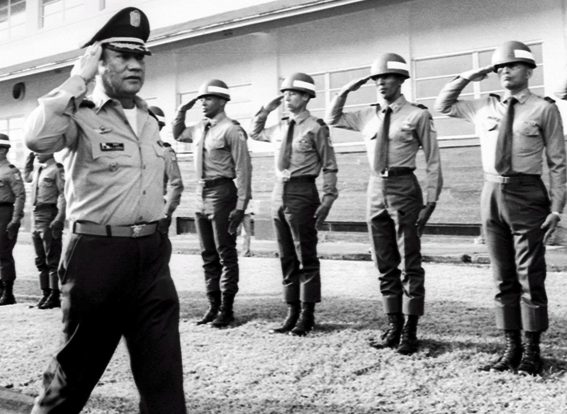 Gen. Manuel Antonio Noriega, Panamanian dictator, in 1985