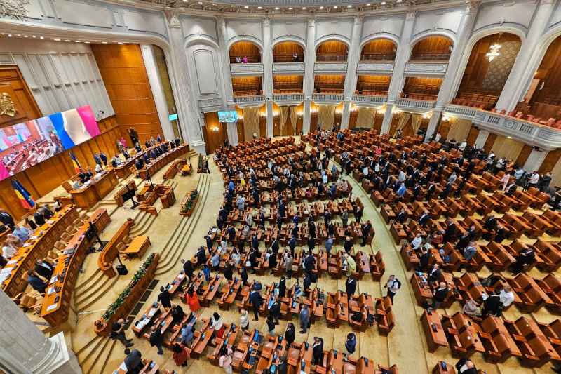 The plenary session of the Parliament. Photo: Laurentiu Ungureanu / HotNews