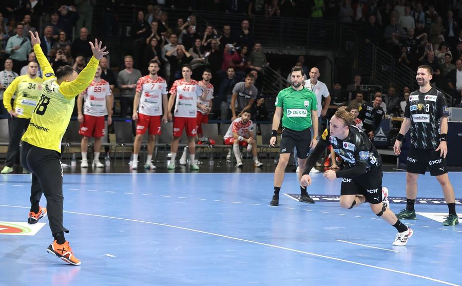 Tobias Grondahl turns out from 7 meters at the end of Fuchse Berlin - Dinamo Photo: Imago Images Dinamo Bucharest, regrets and hopes after the limit of the limit in front of Fuchse Berlin in the Champions League