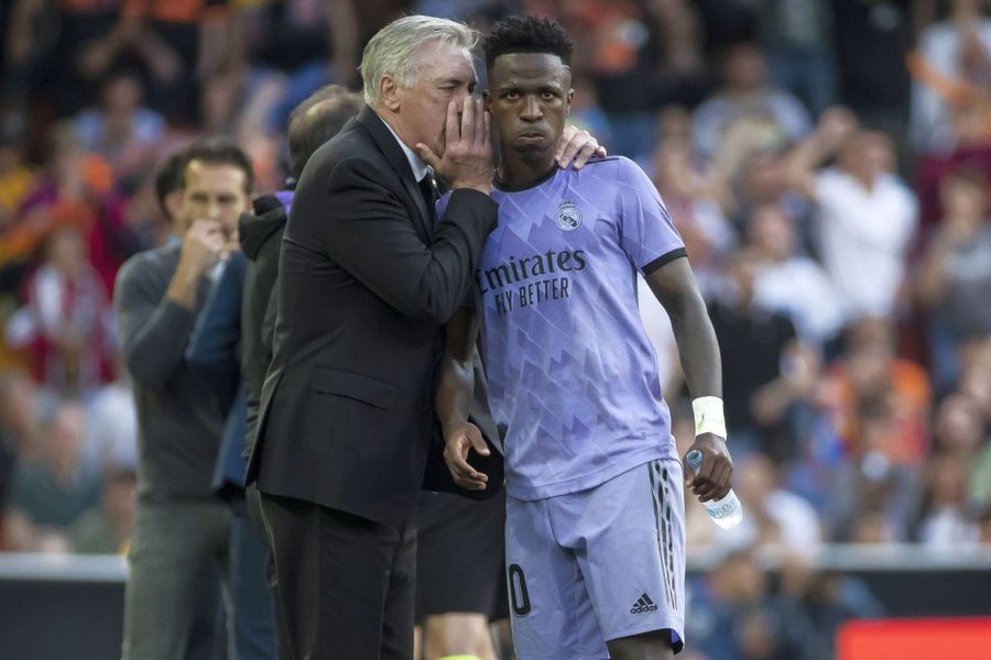 Carlo Ancelotti and Vinicius Jr. // Photo: Imago Vinicius Jr. named the best coach in his career:
