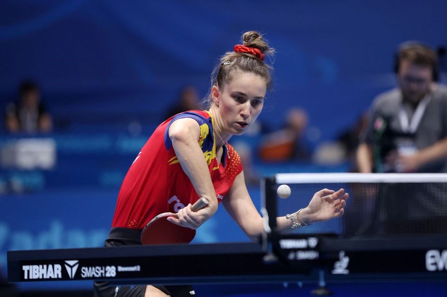 Andreea Dragoman in action Photo: ETTU The Romanian women's national team, qualified with emotions in the