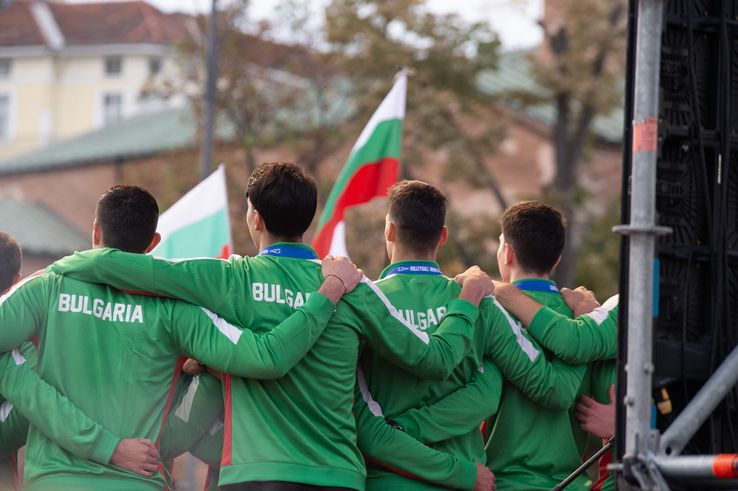 Bulgarian volleyball players, received as heroes after the silver medal at the World Championship/Photo: Facebook (bgvolleyball.com)