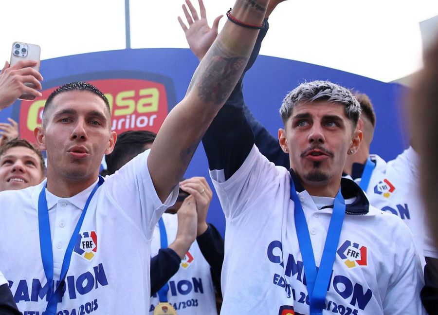 Florin Borța, on the right, with former Dynamo player Robert Moldoveanu / Photo source: Facebook They will rematch with Dinamo, after the