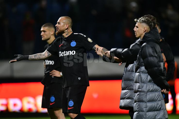 Scandal at the end of the historic match between Metaloglobus and FCSB / PHOTO: Cristi Preda (GSP.ro)