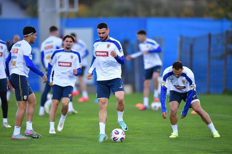 Images from the official training of Romania before the match with Austria / Photo: Cristi Preda (GSP)
