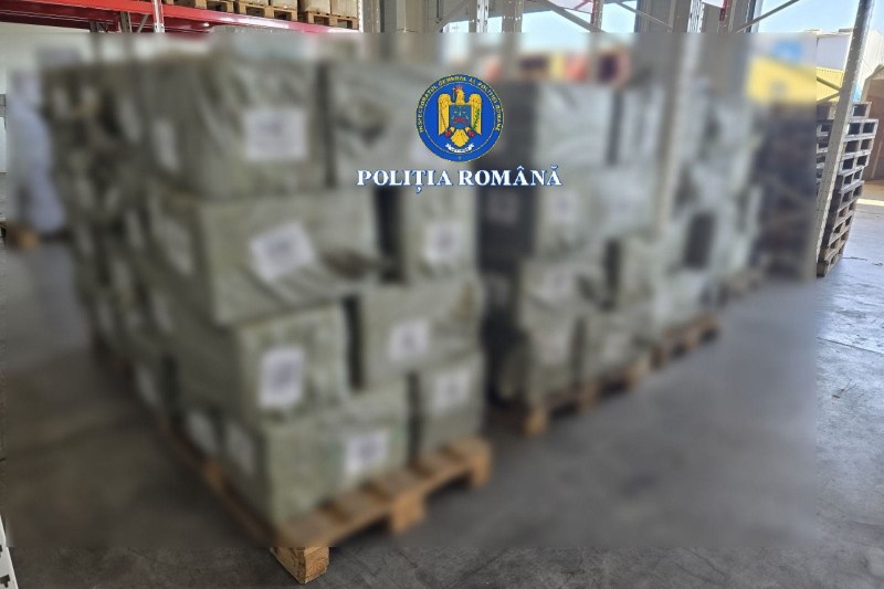 One billion euros in forged banknotes, captured in Constanța port. The investigation was coordinated by Europol
