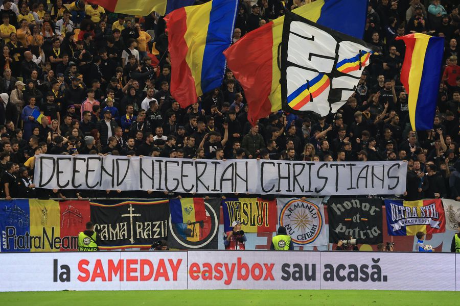 The message displayed by the Romanian ultras at the match Romania - Austria // PHOTO: Ionuț Iordache (GSP) Tickets are on sale for the most important match of the fall, Bosnia - Romania » How many tickets do the