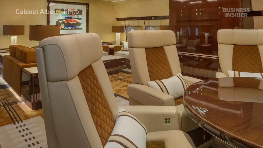 The Boeing 747 has two levels