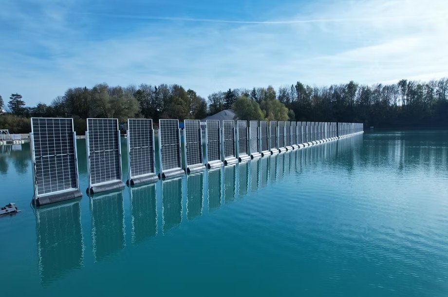 The system installed on the lake is also ready for use at sea
