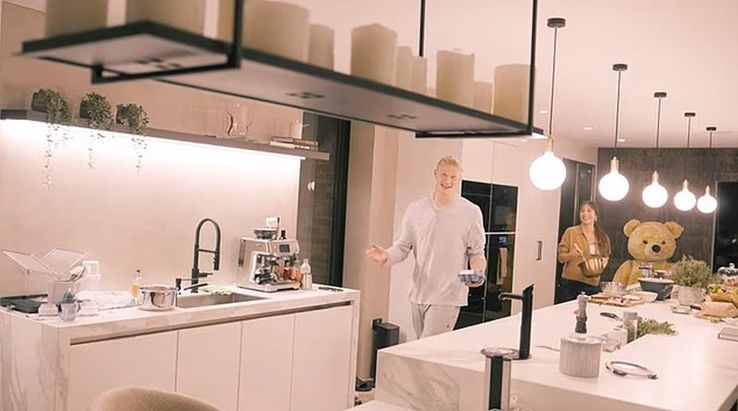 Erling Haaland's house / YouTube @erling