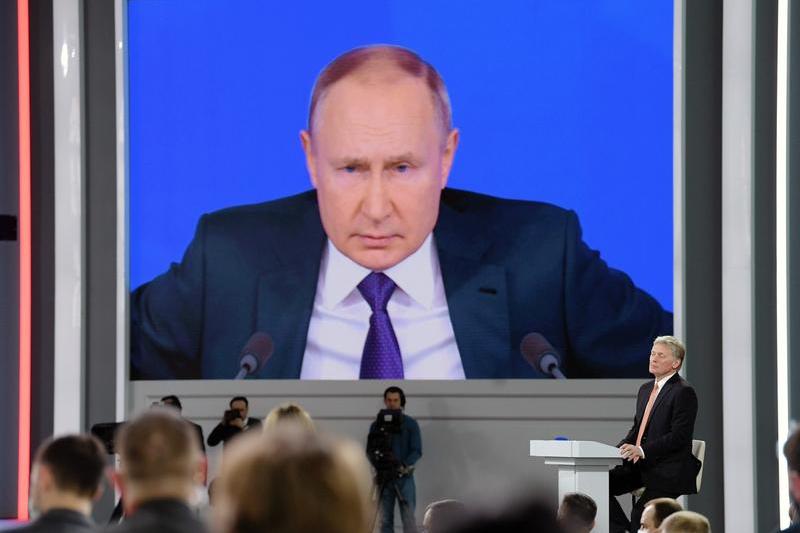 Dmitri Peskov, Kremlin spokesman (right, down), photo: Kommersant Photo Agency / DDP USA / Profimedia
