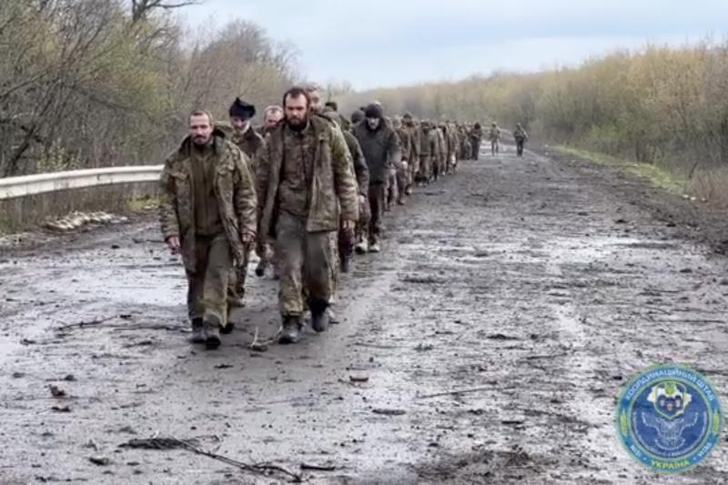 Ukrainian soldiers released after an exchange of prisoners with Russia, photo: Handout / AFP / Profimedia