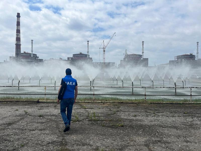 Aiea at the Zaporojie nuclear power plant, photo: Handout / AFP / Profimedia