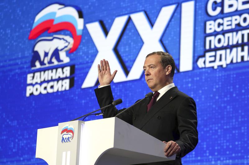 Dmtrii Medvedev, photo: Ekaterina Shukina / AP / Profimedia