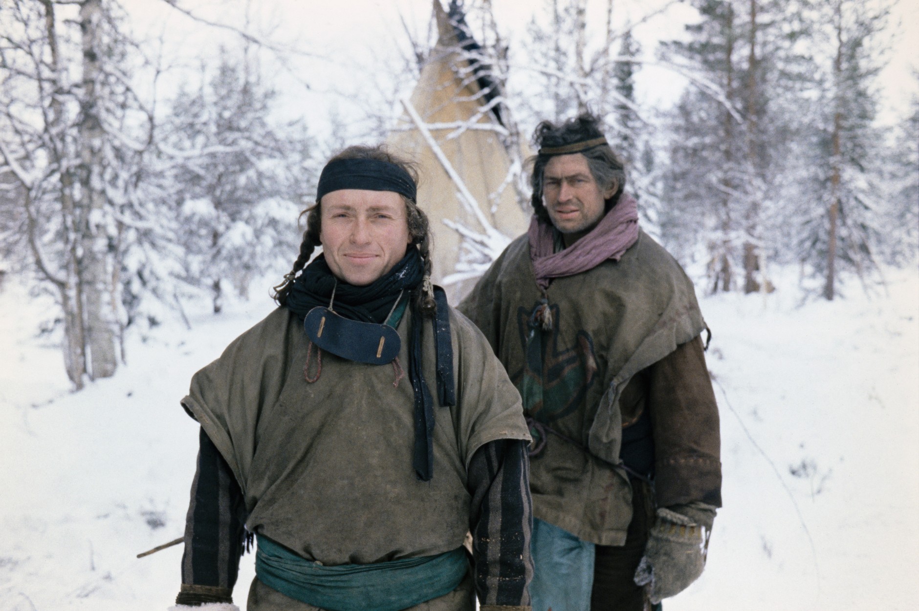 Members of the Iriadamant group in the Kittla camp in 1992.