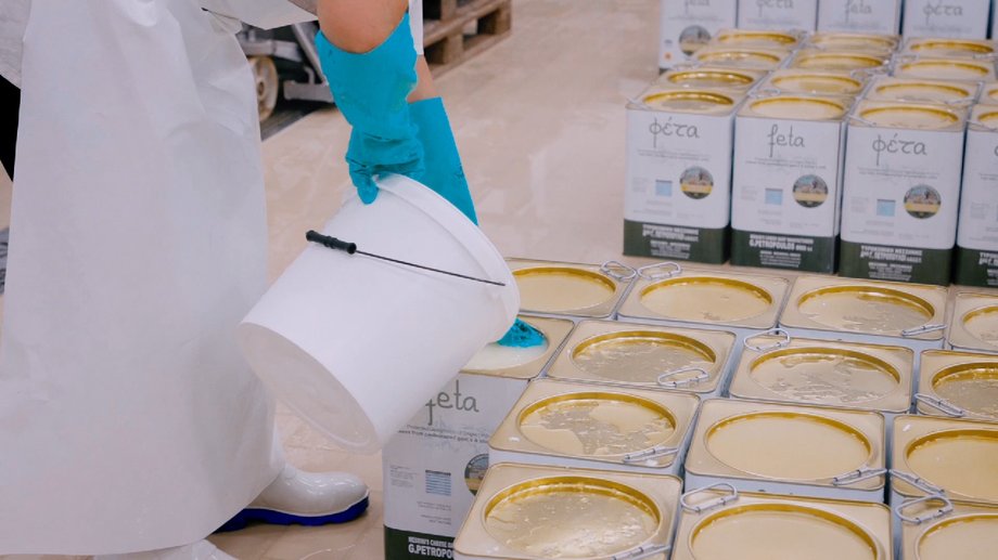 Real feta is never made from cow's milk
