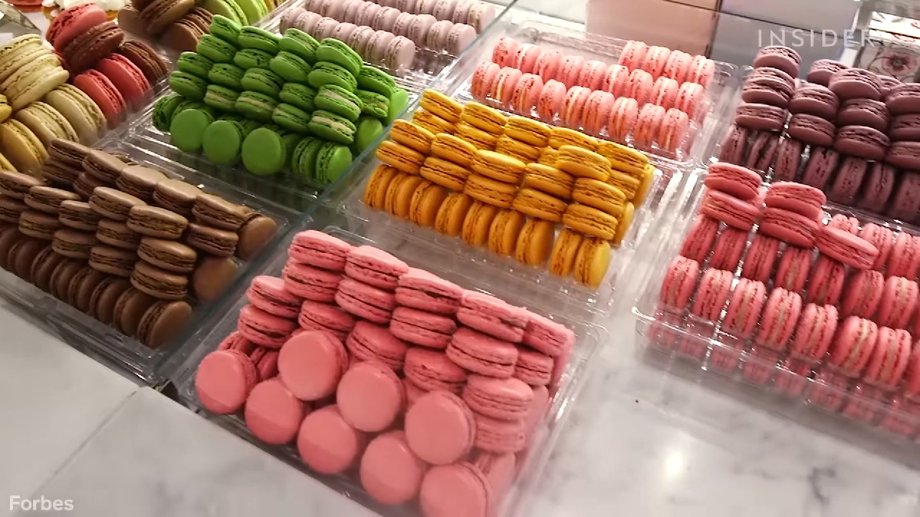 Colorful macaroons have become an icon of Parisian luxury and a tourist attraction