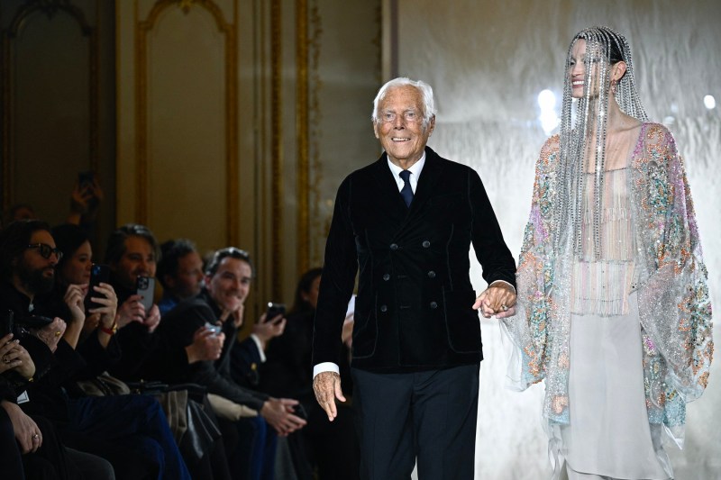 He was chosen as Giorgio Armani's successor at the head of the legendary fashion house he founded