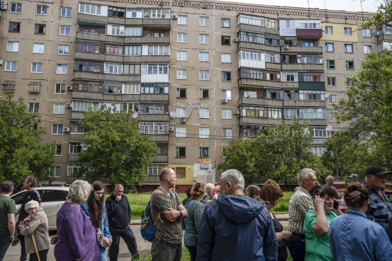 A Russian drone strike left thousands without electricity across Ukraine