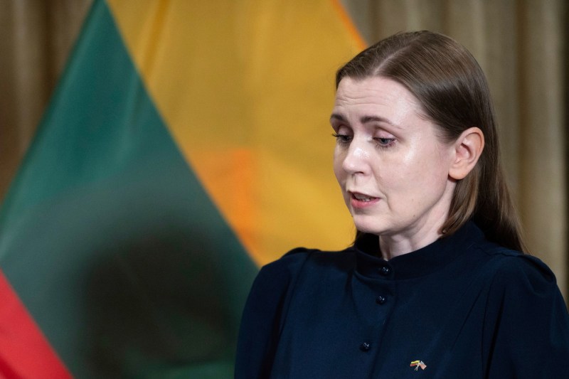 The Lithuanian defense minister resigned after a dispute with the prime minister over military spending