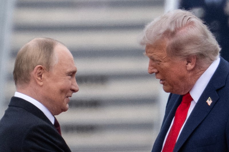 Vladimir Putin and Donald Trump. Photo: Andrew Caballero-Reynolds / AFP / Profimedia