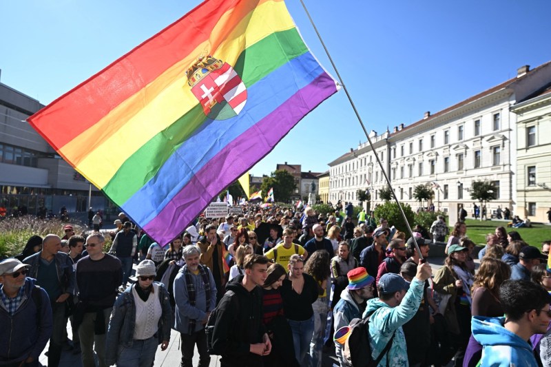 Activist questioned by Hungarian police after banned Pride parade. The organizers had declared another purpose for the demonstration