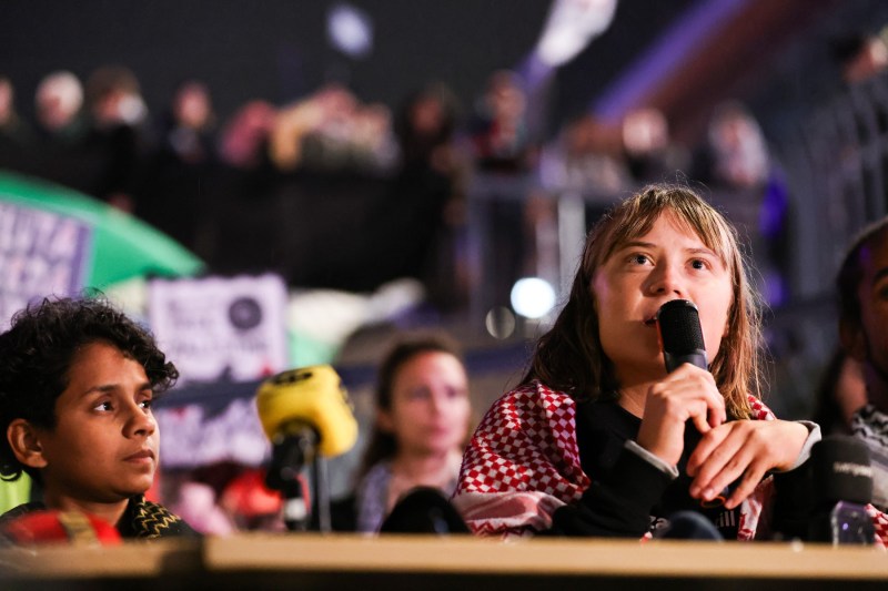 Greta Thunberg claims that she was 