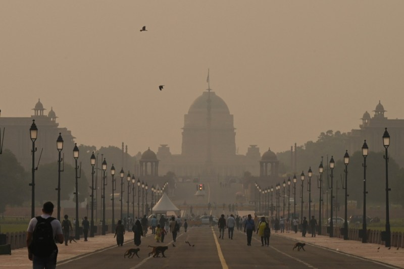 The capital of India, enveloped in a cloud of toxic gases. Pollution levels in New Delhi have reached alarming levels