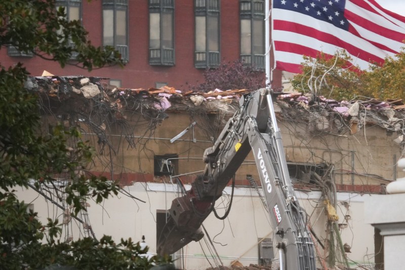 The East Wing of the White House will be completely demolished to make way for the ballroom that Trump wants