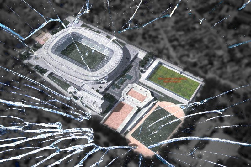 The project of the stadium 