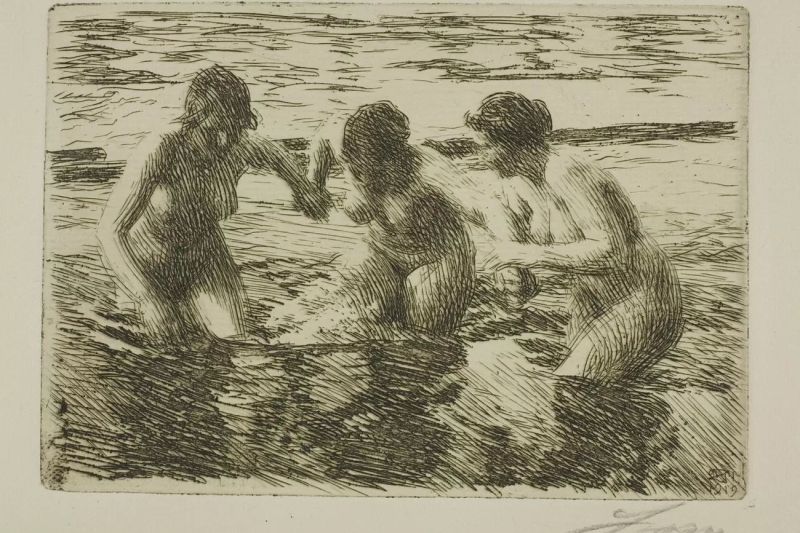 Anders Zorn, Swedish superstar. One of the few foreigners whose works are found in the White House collection