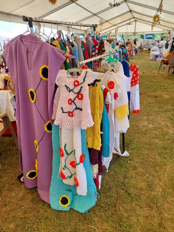 Ana Chitulescu exhibits her products at the profile fairs PHOTO: personal archive