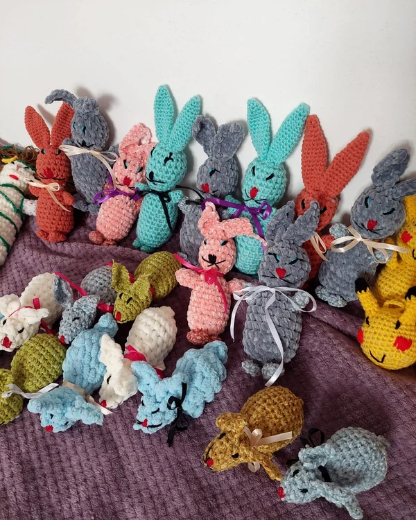 Crocheted toys, children's joy PHOTO: personal archive