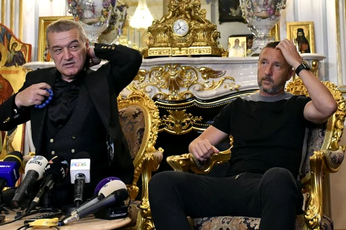 Gigi Becali and Mihai Stoica Photo/Sportspictures