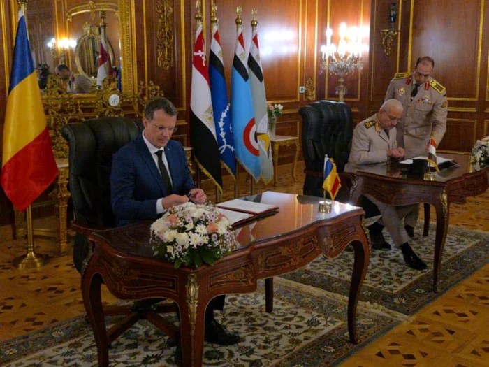 Moșteanu is visiting Egypt/PHOTO: Facebook
