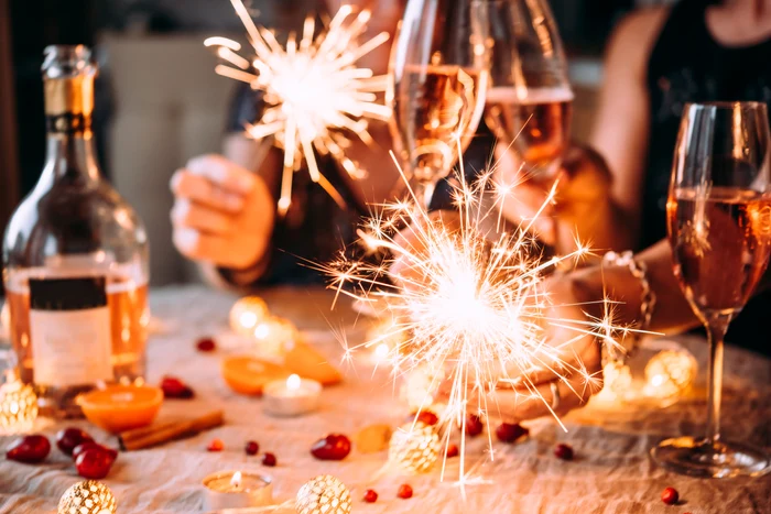 fireworks, table Holidays